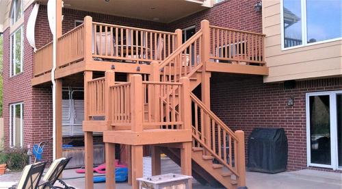 Outdoor Wooden Stairway